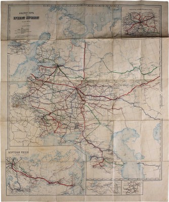 Нумерная карта к Почтовому дорожнику. СПб., 1906.